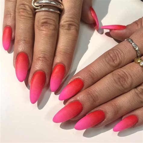 pink and red nails designs|red and pink ombre nails.